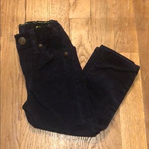 J Crew Crewcuts Navy Corduroy Pants Size 2